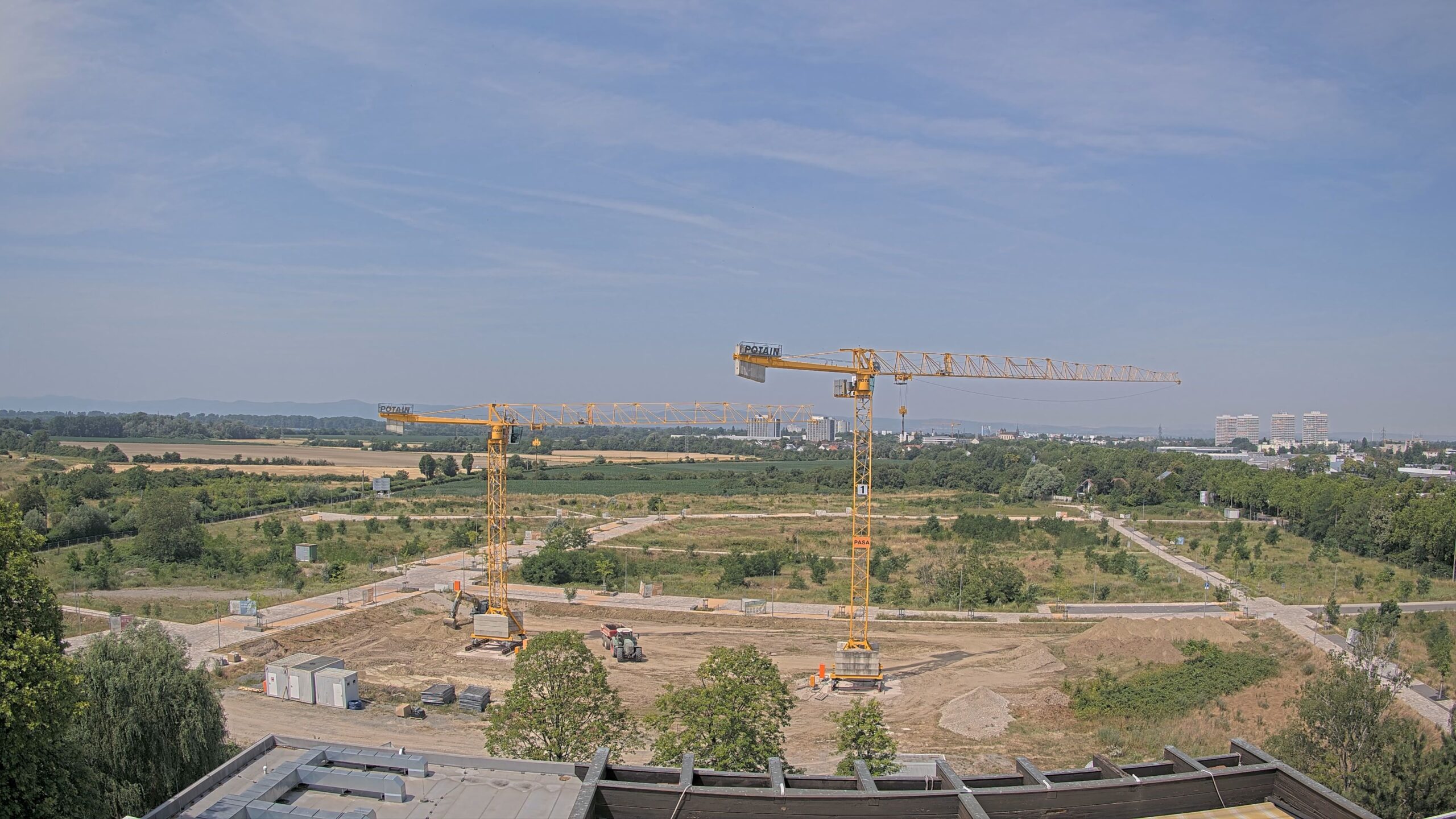 Blick aufs Baufeld der HPS im Sommer 2026